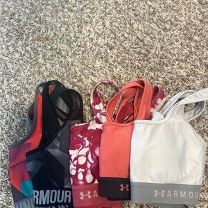 5 Under Armour Colorful Sports Bra Collection